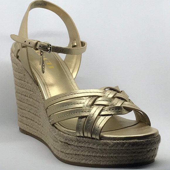 platform jute sandals